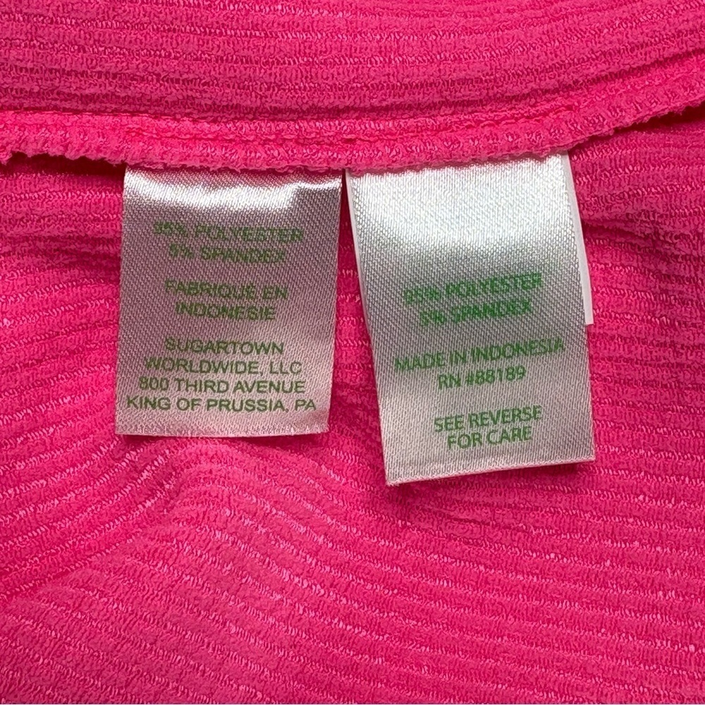 NWT Lilly Pulitzer Stassi Knee Length Scrunch Dress • Roxie Pink • XL - Picture 9 of 11